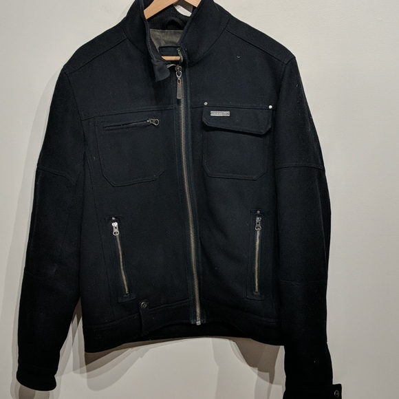 PROJEKRaw Other - ProjekRaw Mens Wool Bomber Jacket
